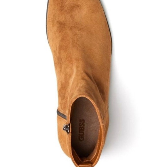 Guess Men's Tan Chukka Boots with Zipper Excellent Condition - Picture 2 of 8